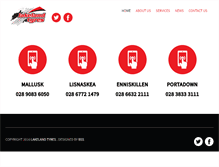 Tablet Screenshot of lakelandtyres.com
